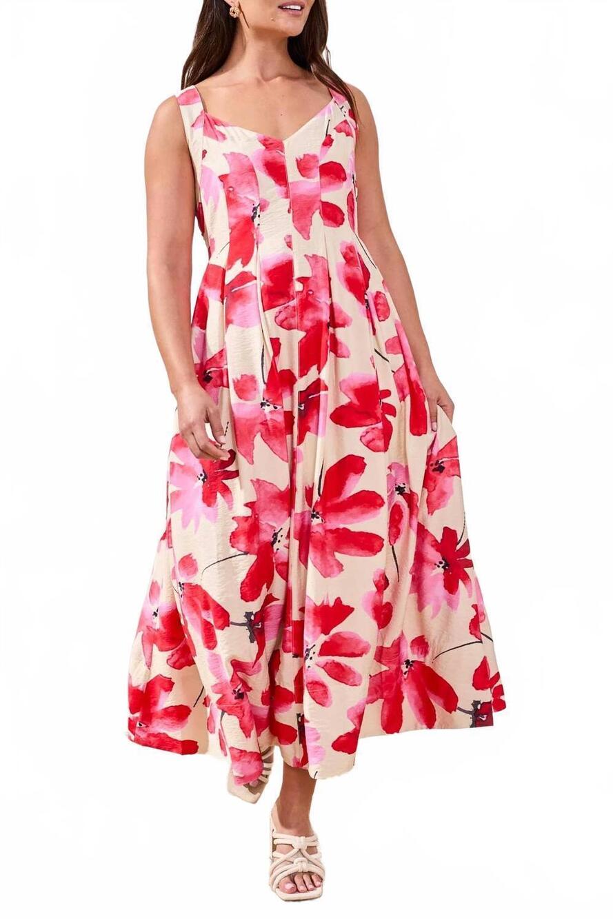 NEW TRIBAL women's lined sleeveless dress in canvas